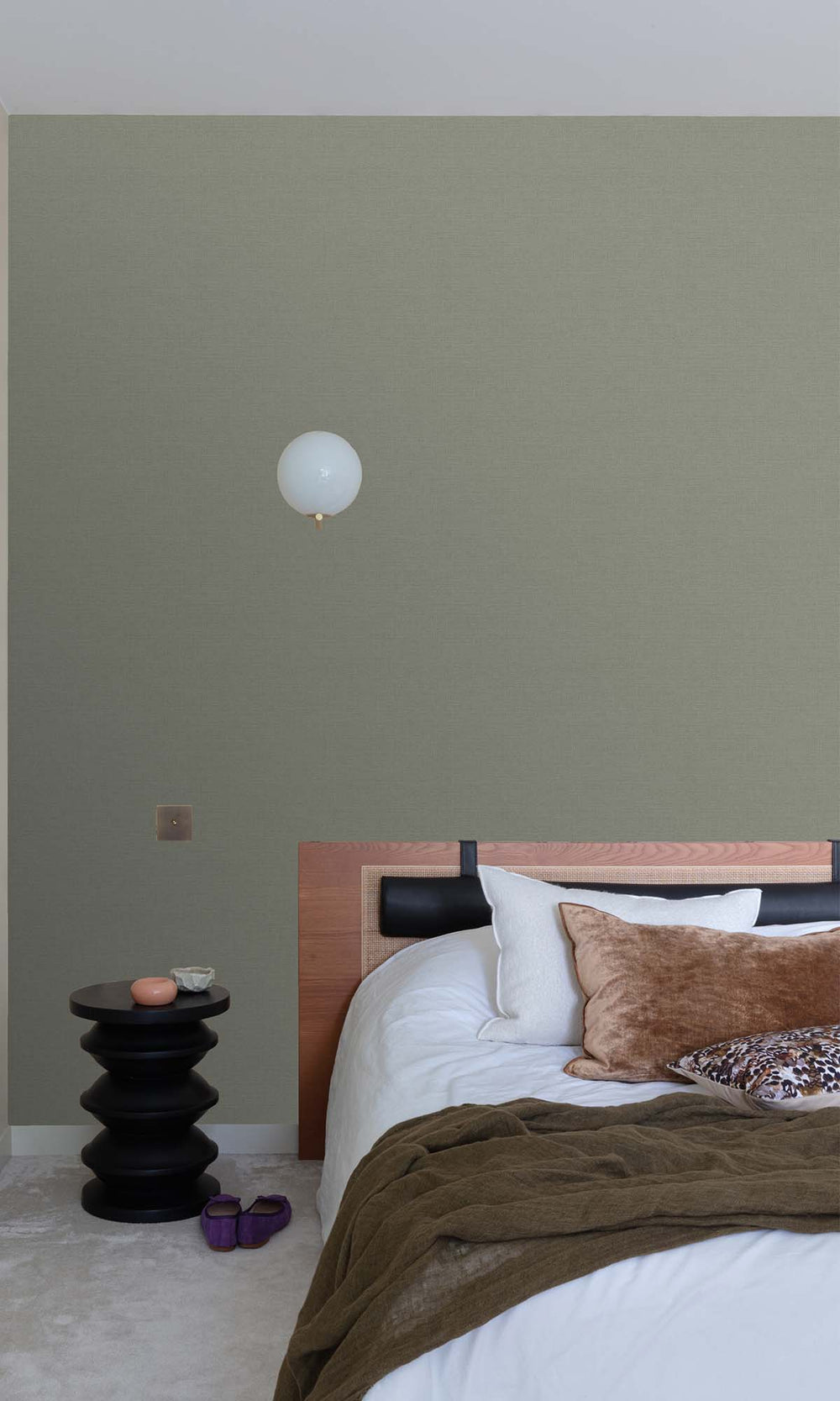 Stone Creek Faux Linen Wallpaper R10438
