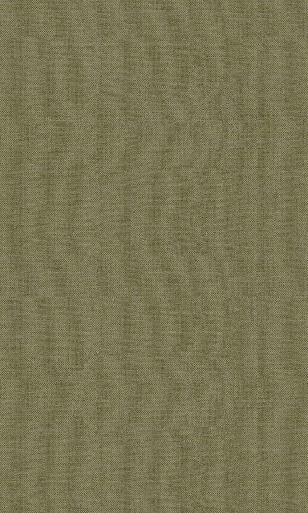 Olive Sapling Faux Linen Wallpaper R10441