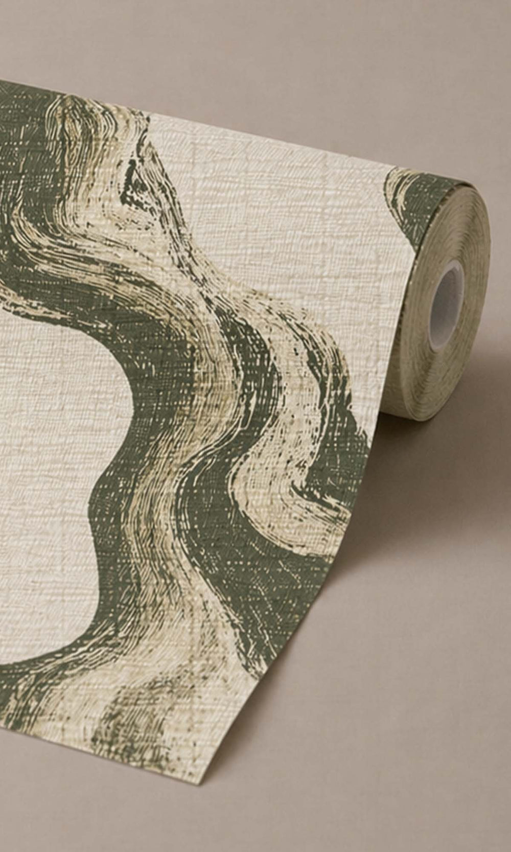 Olive Court Faux Agate Marble Wallpaper R10443