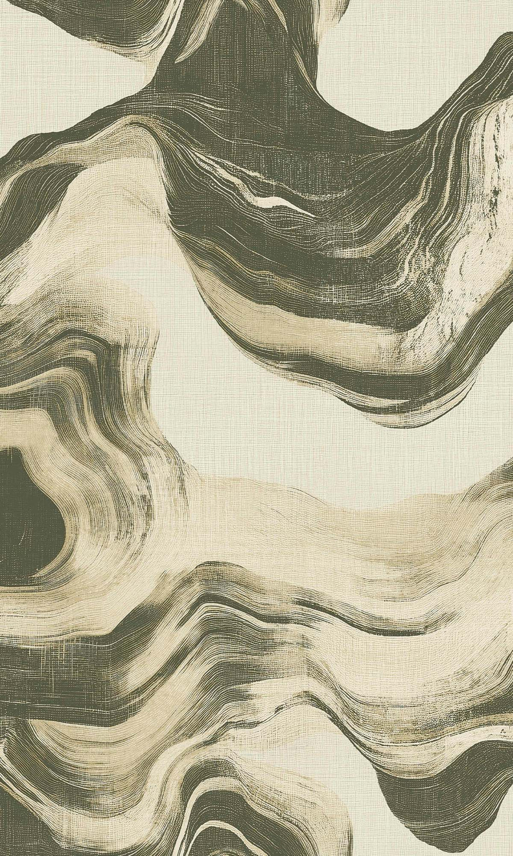 Olive Court Faux Agate Marble Wallpaper R10443