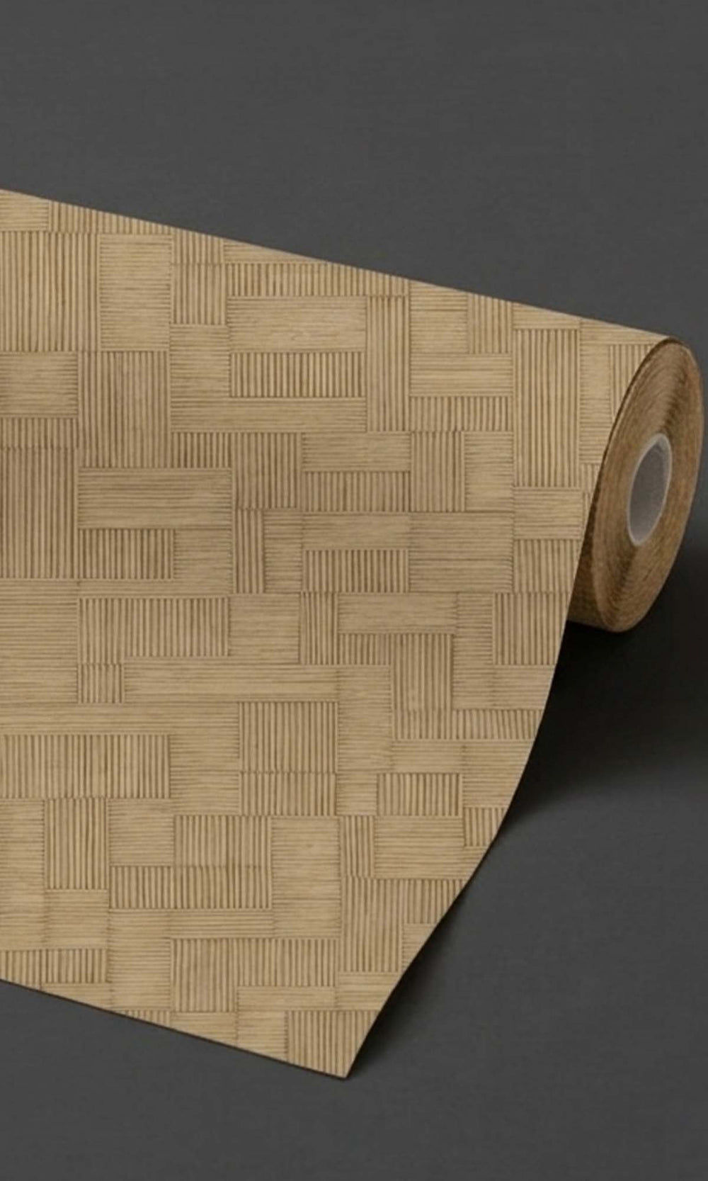 Montecito Rattan Parquet Wallpaper R10450