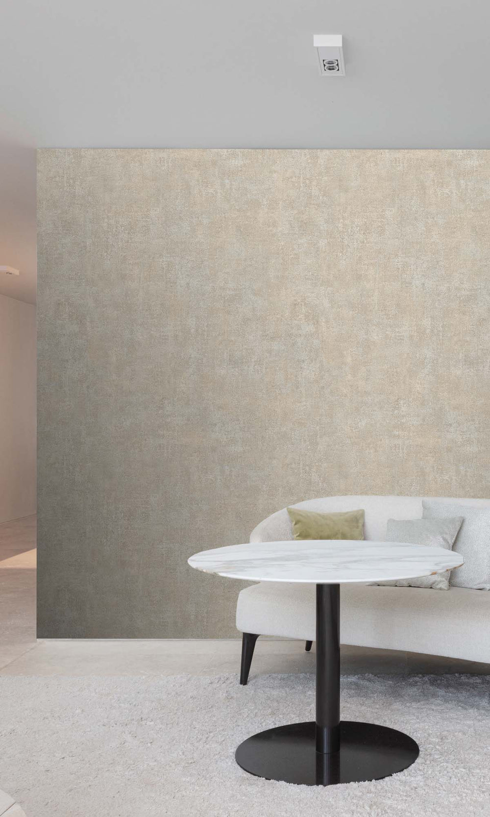 Gypsum Sand Polished Plaster Wallpaper R10452