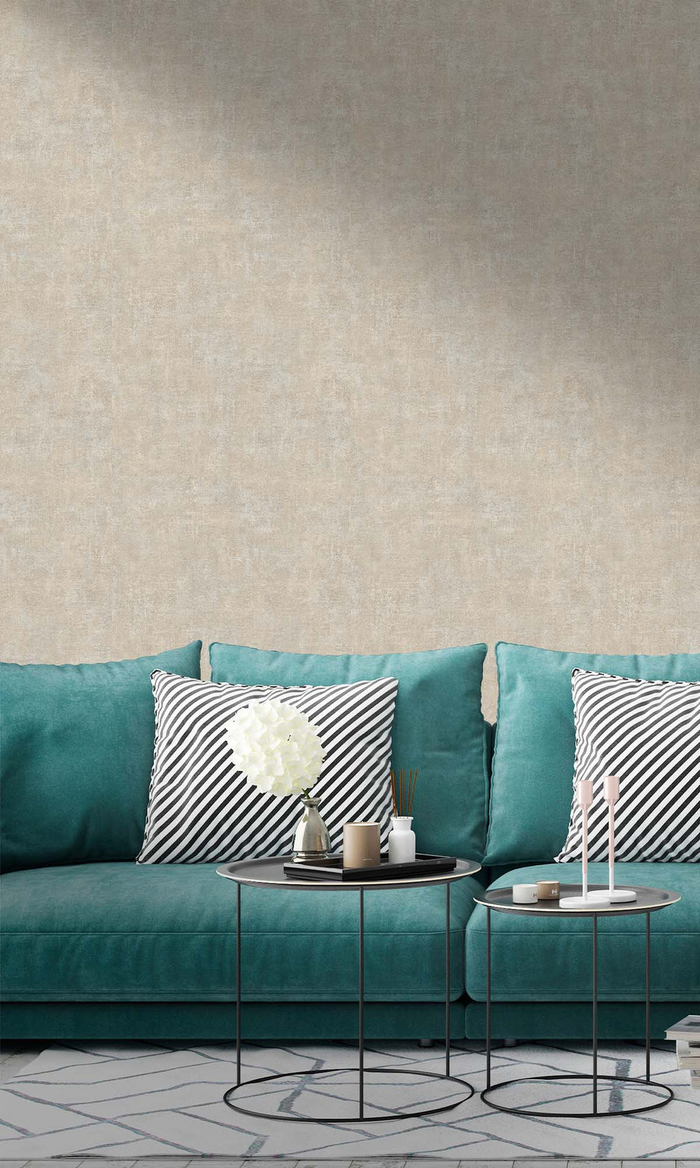 Gypsum Sand Polished Plaster Wallpaper R10452