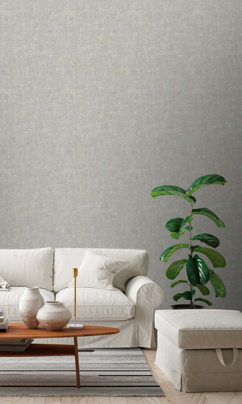 Grey Jade Polished Plaster Wallpaper R10453