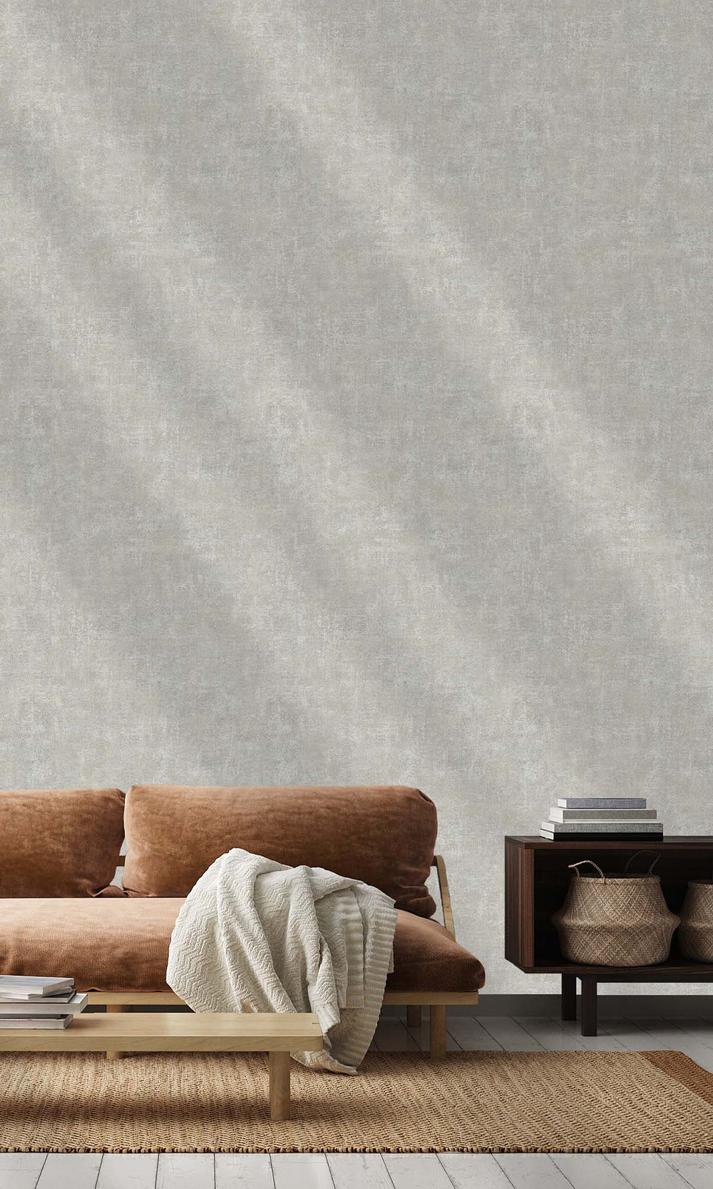 Grey Jade Polished Plaster Wallpaper R10453