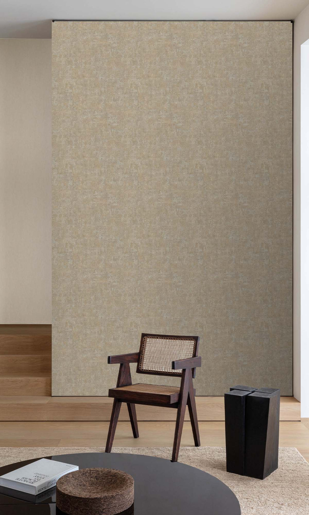 Weathered Wood Polished Plaster Wallpaper R10454