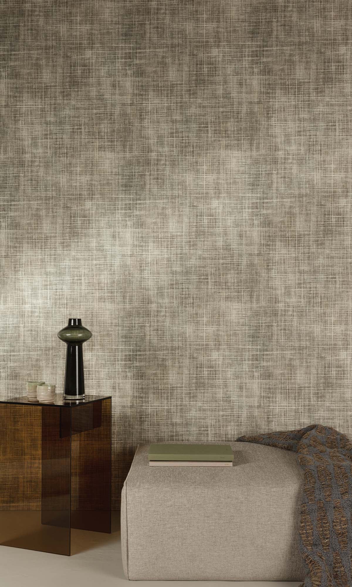 Walnut Grove Trompe-loeil Print Wallpaper R10457