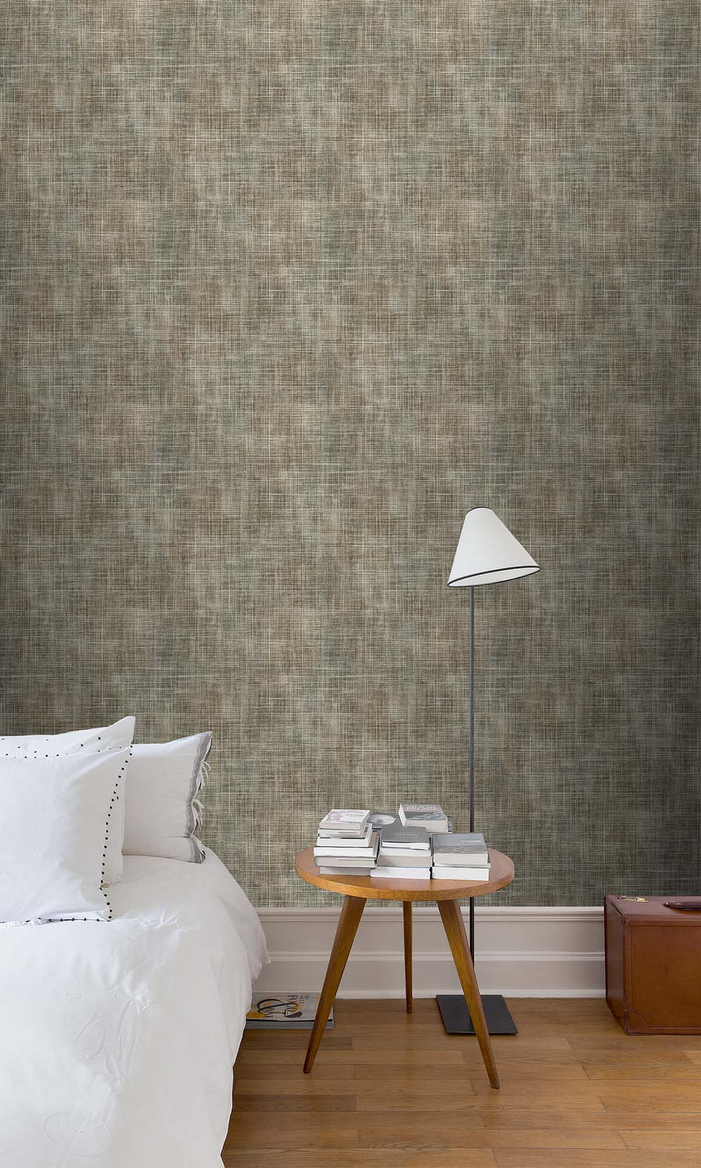 Walnut Grove Trompe-loeil Print Wallpaper R10457
