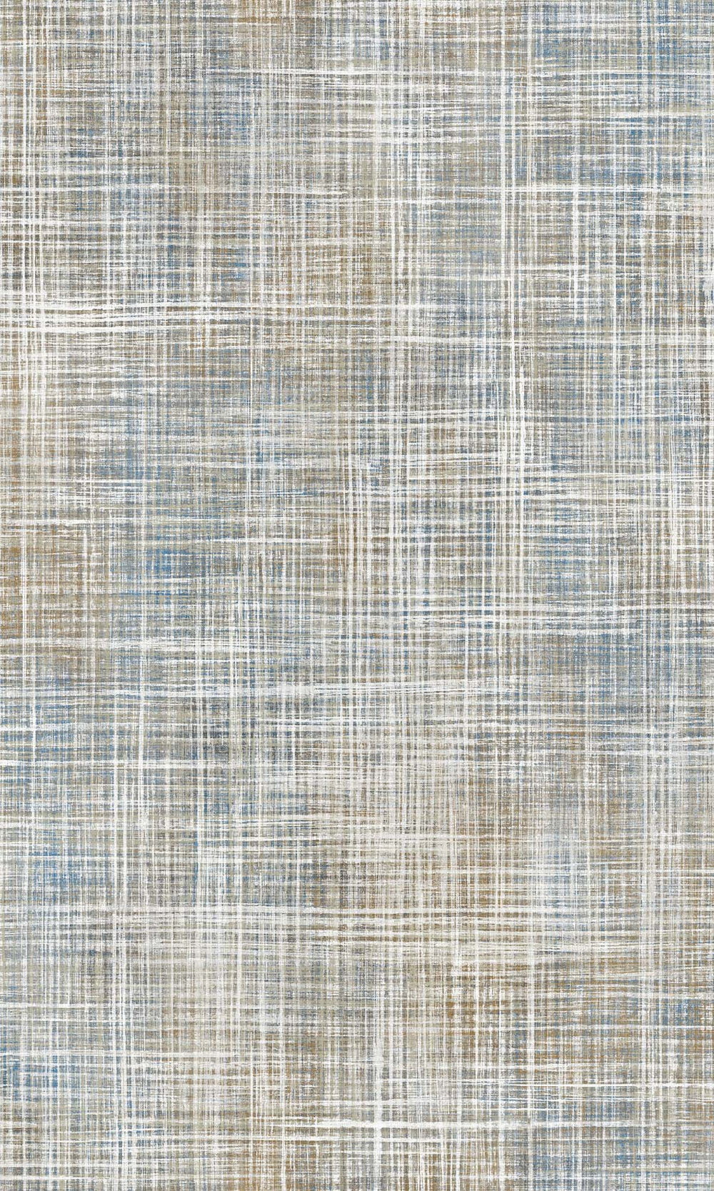 Haze Blue Trompe-loeil Print Wallpaper R10458