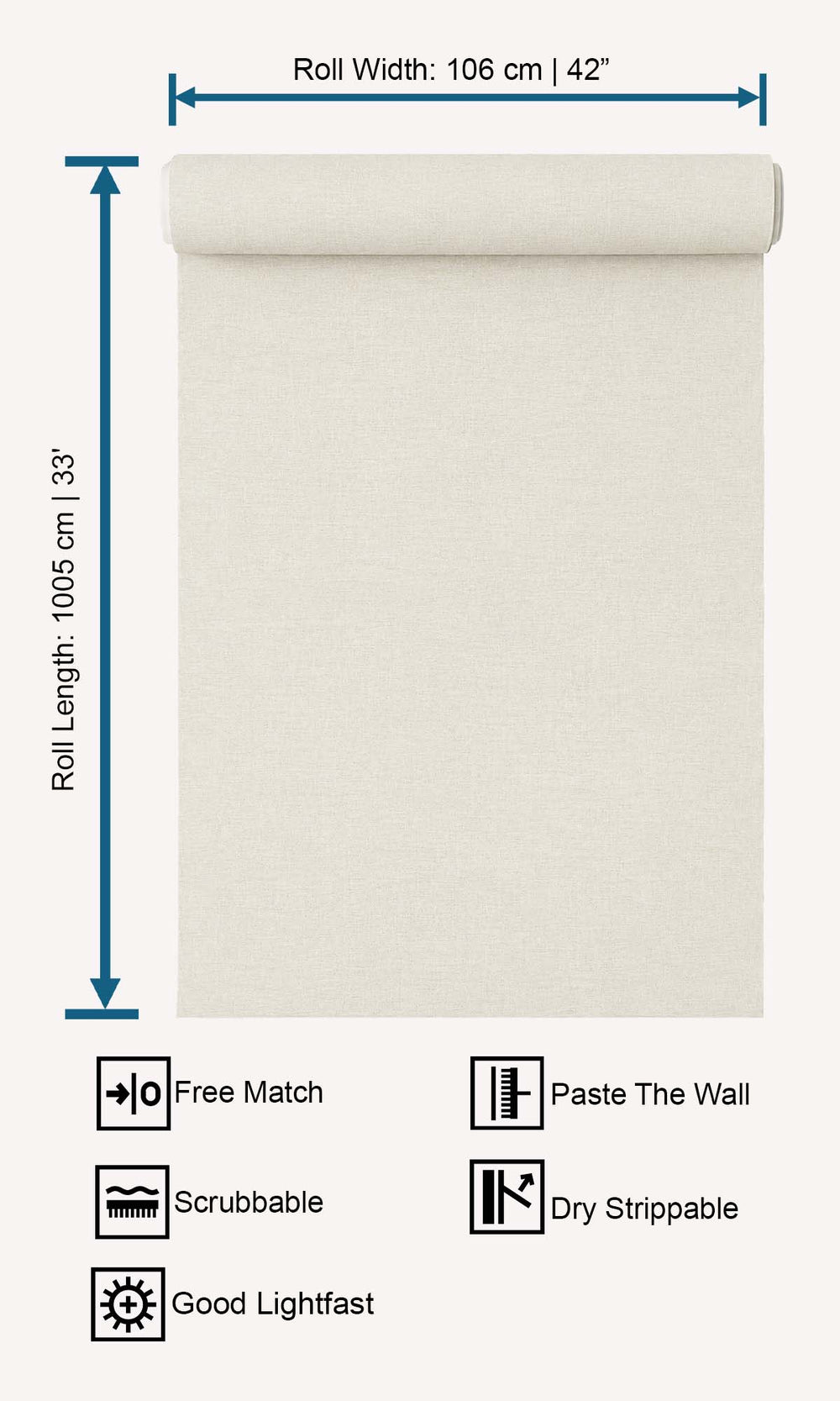 Abstract White Faux Linen Weave Wallpaper R10464