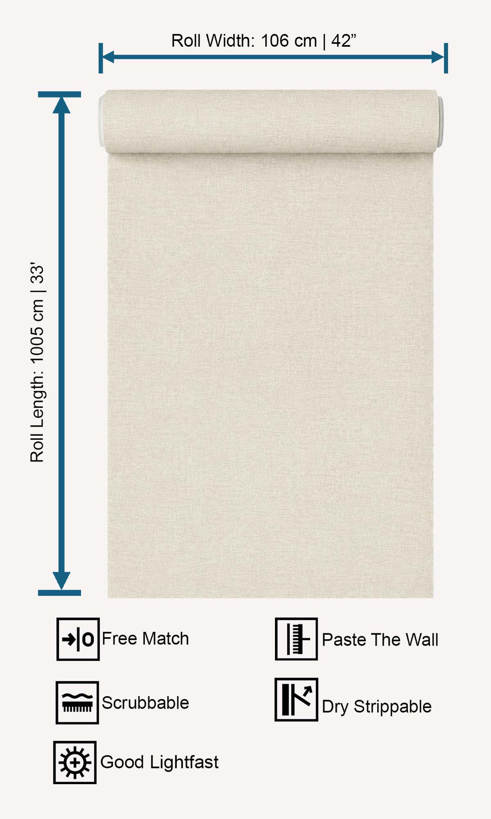 Satin Linen Faux Linen Weave Wallpaper R10465