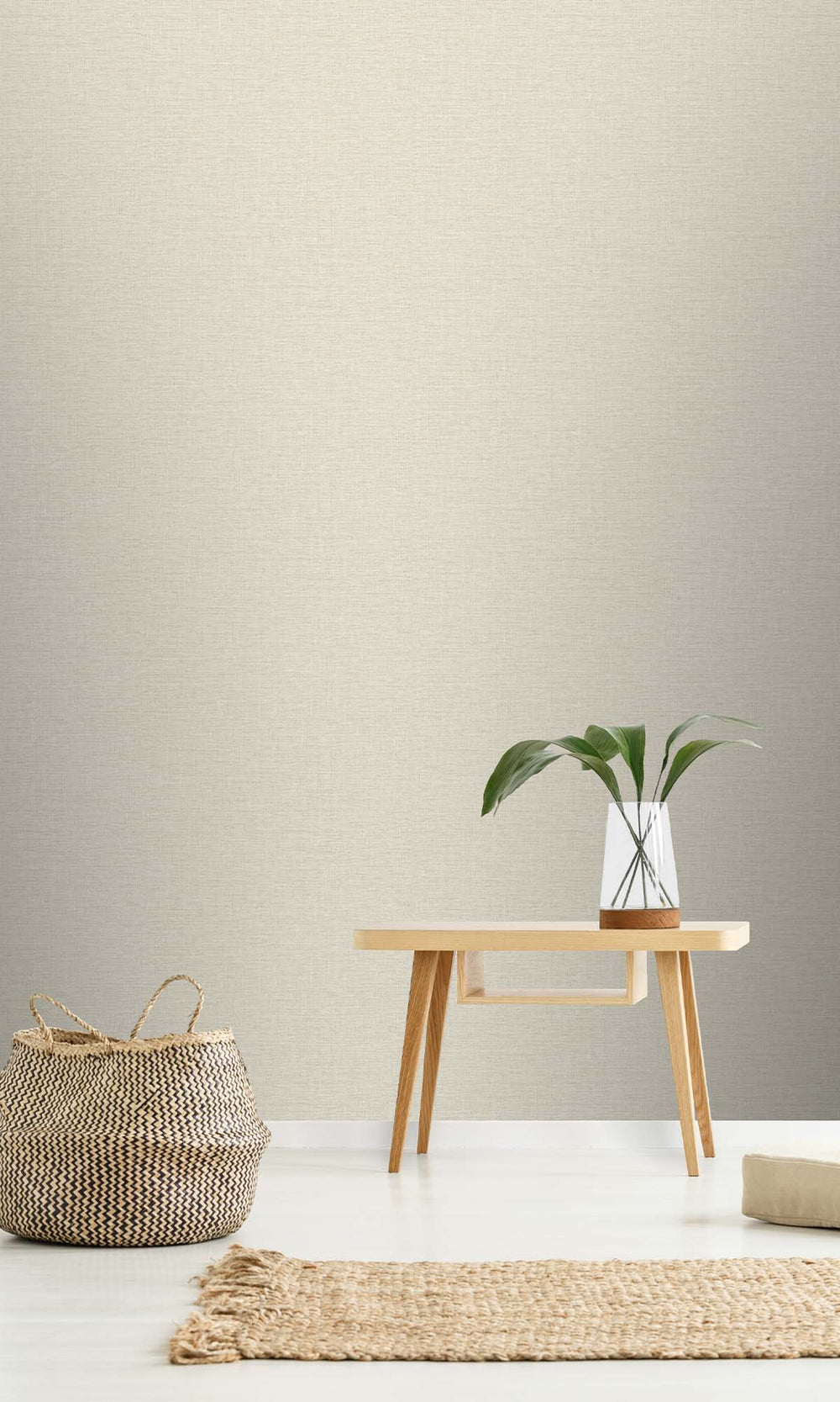 Satin Linen Faux Linen Weave Wallpaper R10465