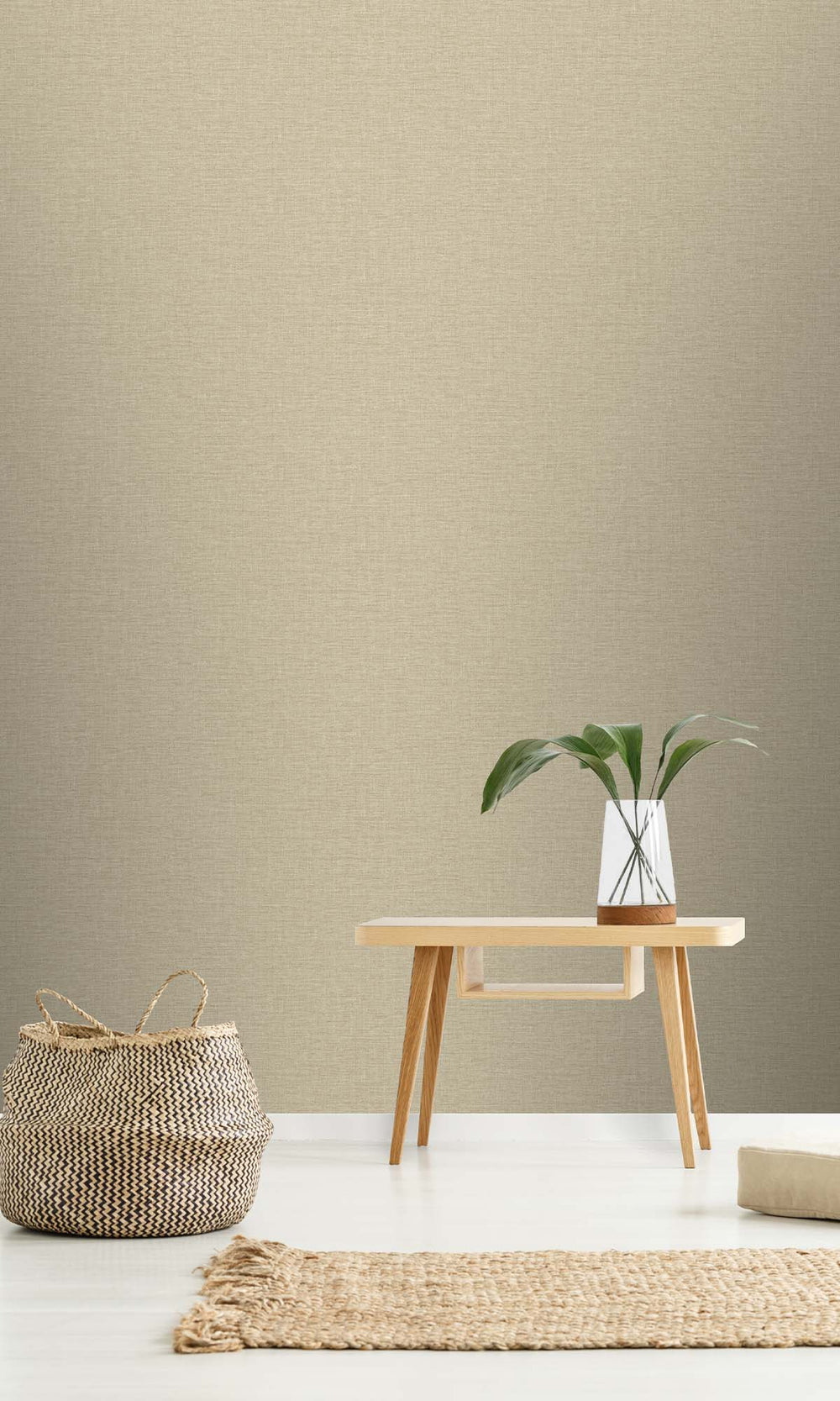 Soft Suede Faux Linen Weave Wallpaper R10467