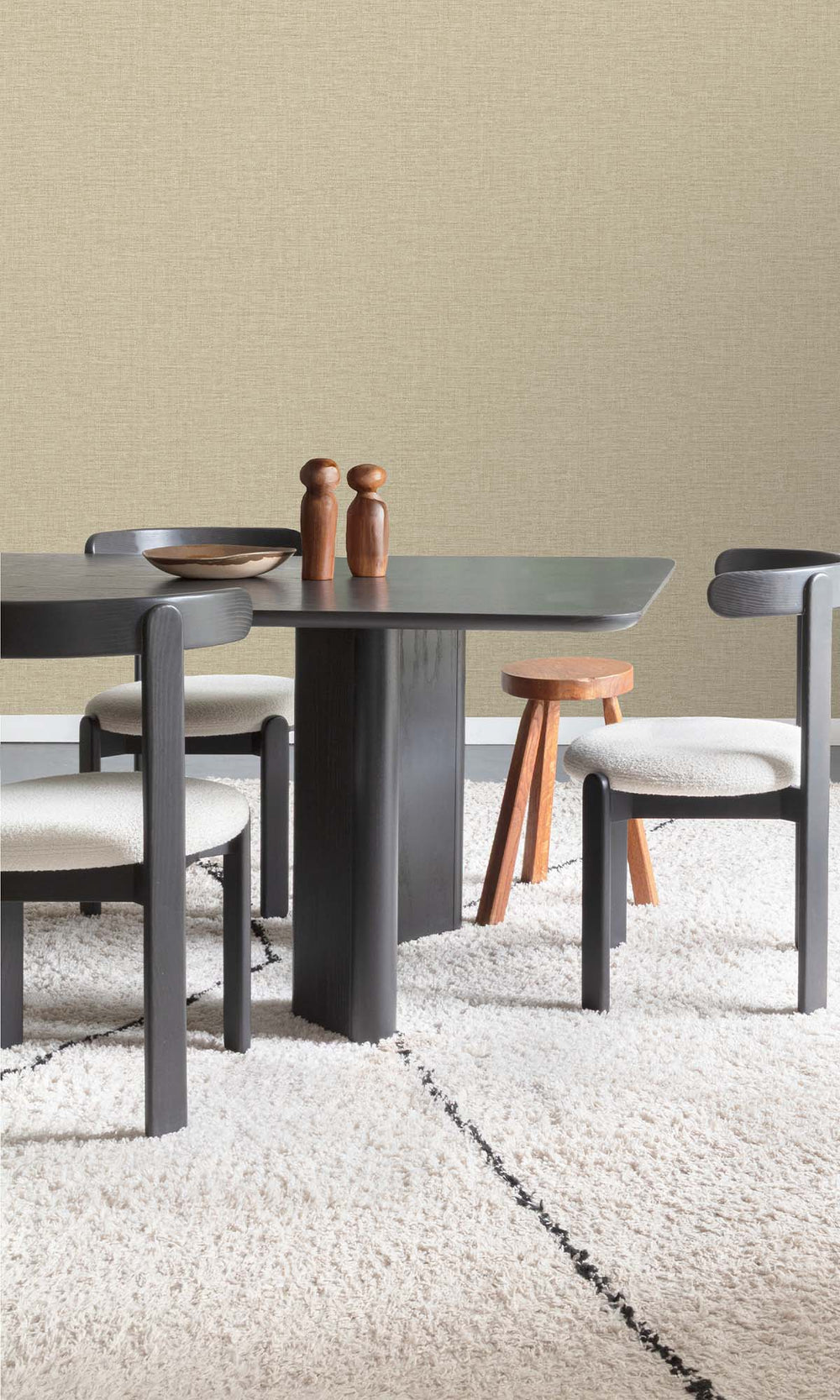Soft Suede Faux Linen Weave Wallpaper R10467