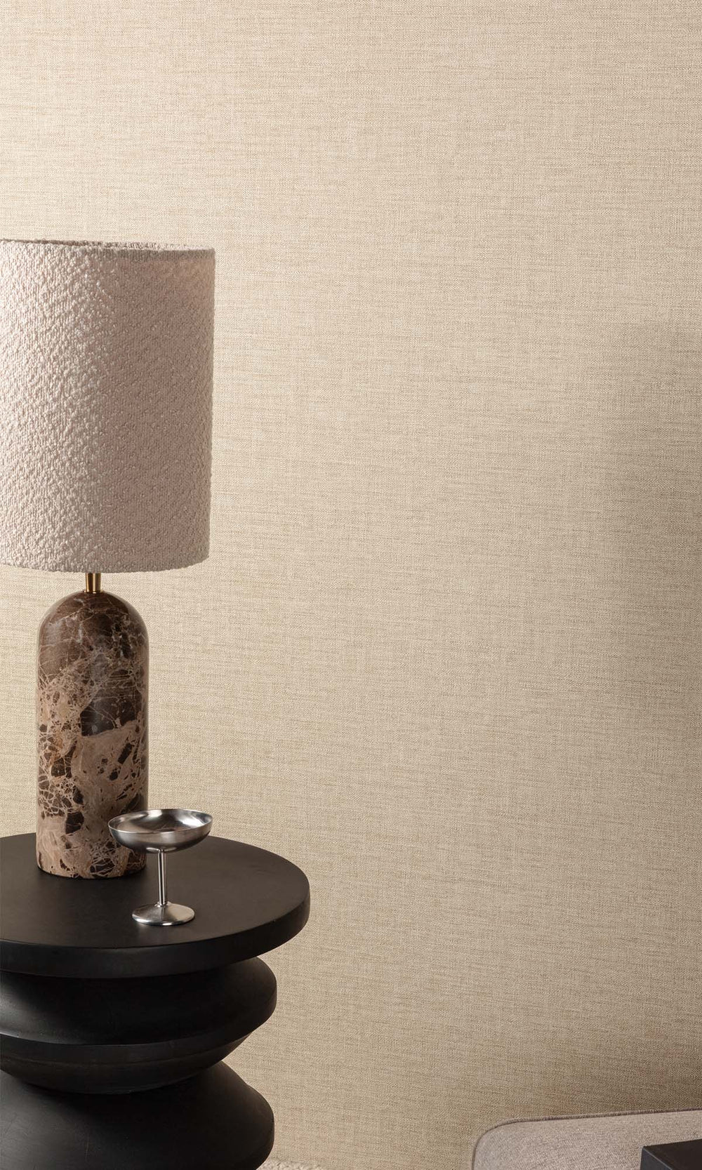 Soft Suede Faux Linen Weave Wallpaper R10467