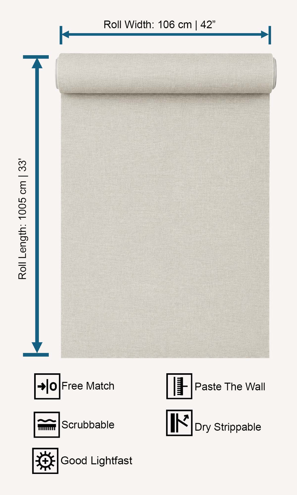 Metallic Mist Faux Linen Weave Wallpaper R10470
