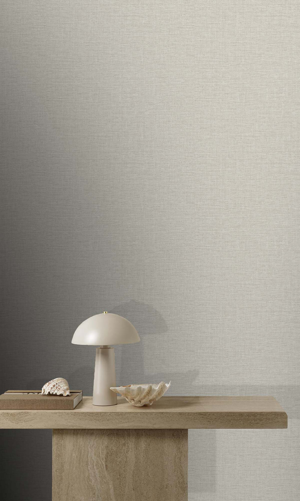 Metallic Mist Faux Linen Weave Wallpaper R10470