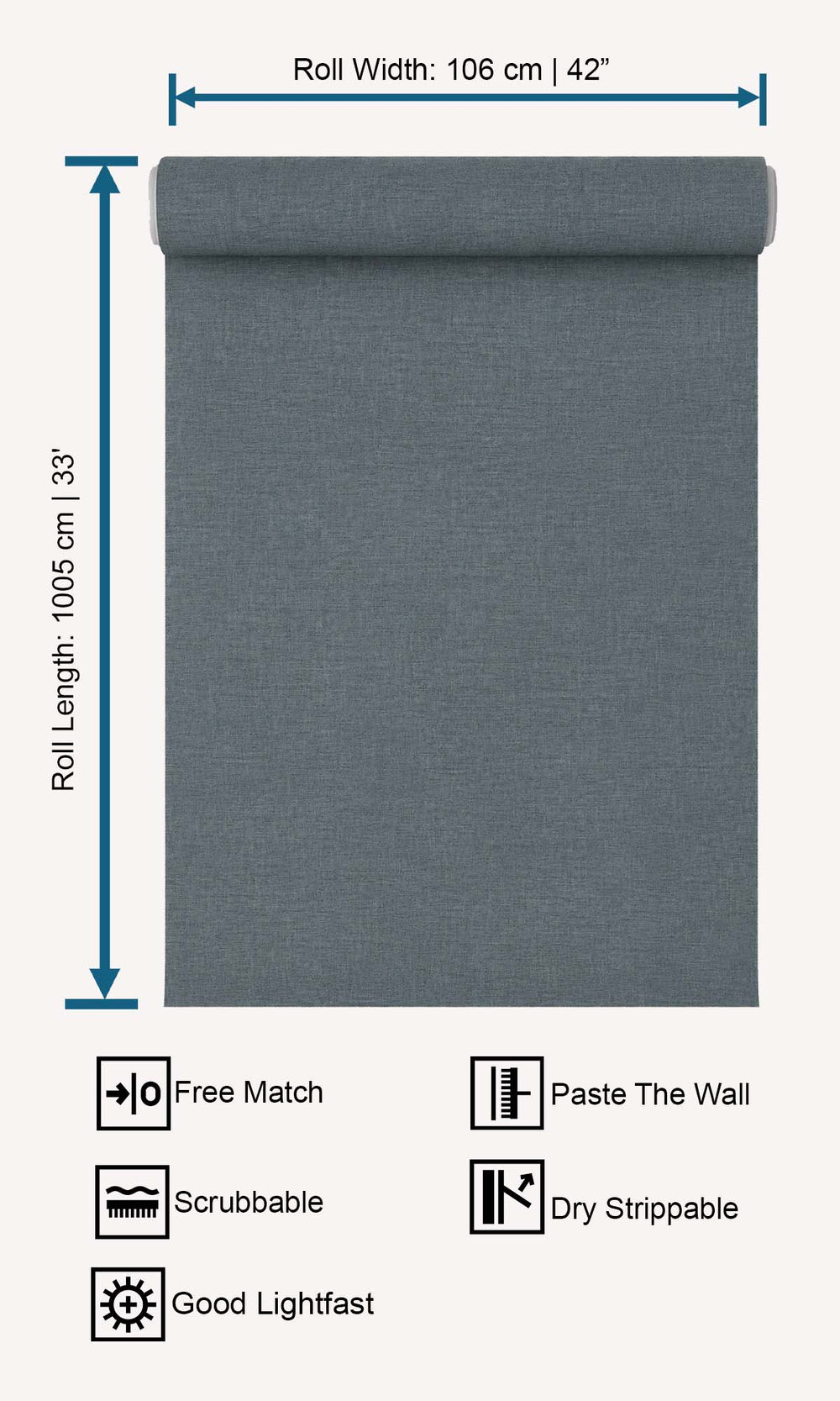 Urbanite Faux Linen Weave Wallpaper R10483