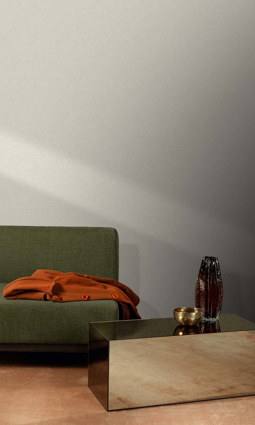 Cozy Cream Faux Hand Weave Wallpaper R10484