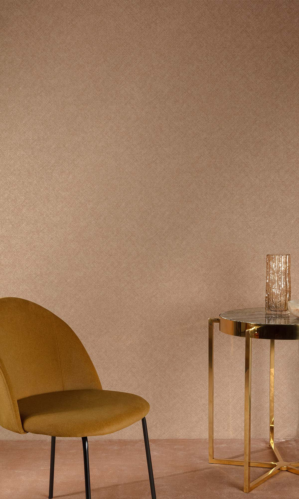 Desert Tan Faux Hand Weave Wallpaper R10488