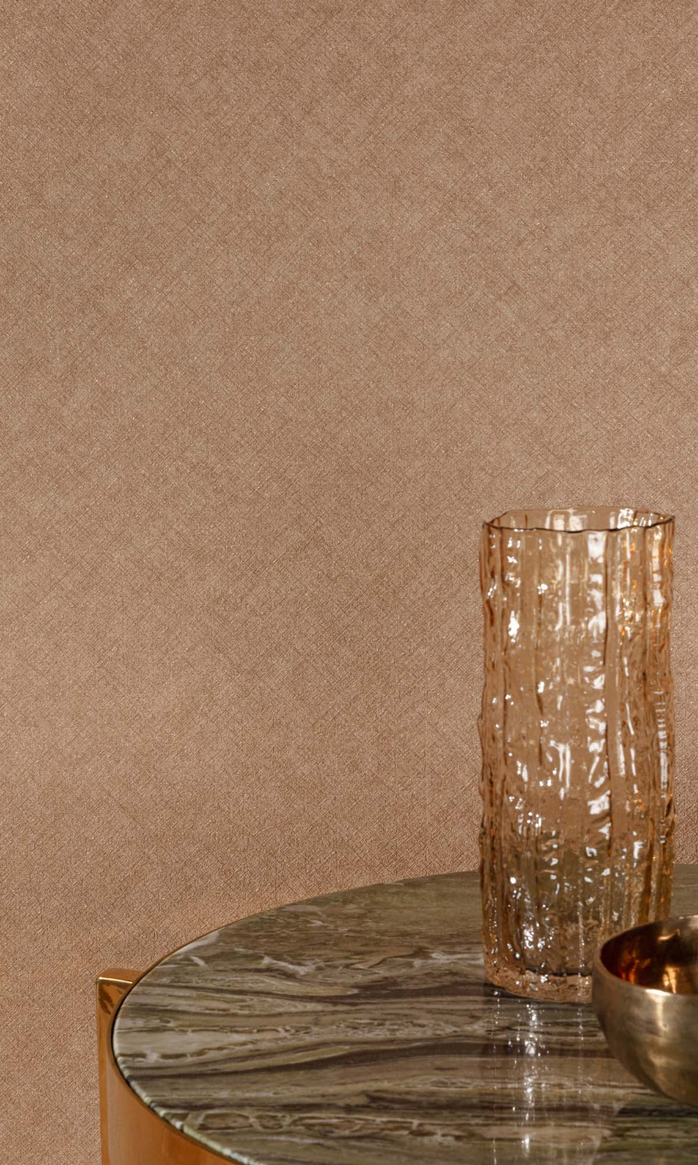 Desert Tan Faux Hand Weave Wallpaper R10488