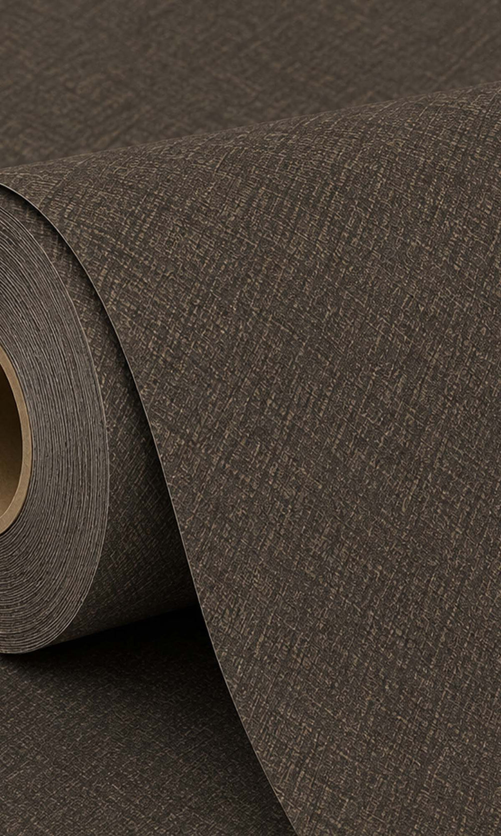 Blackish Brown Faux Hand Weave Wallpaper R10489