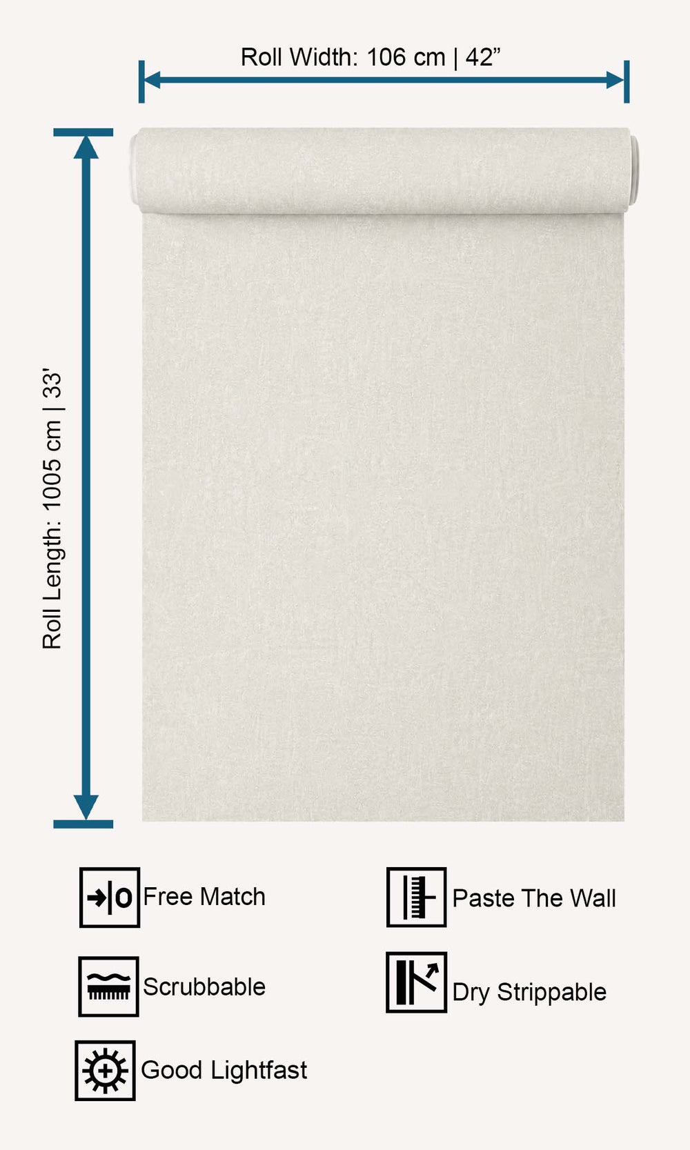 Oyster Haze Faux Stone Effect Wallpaper R10490