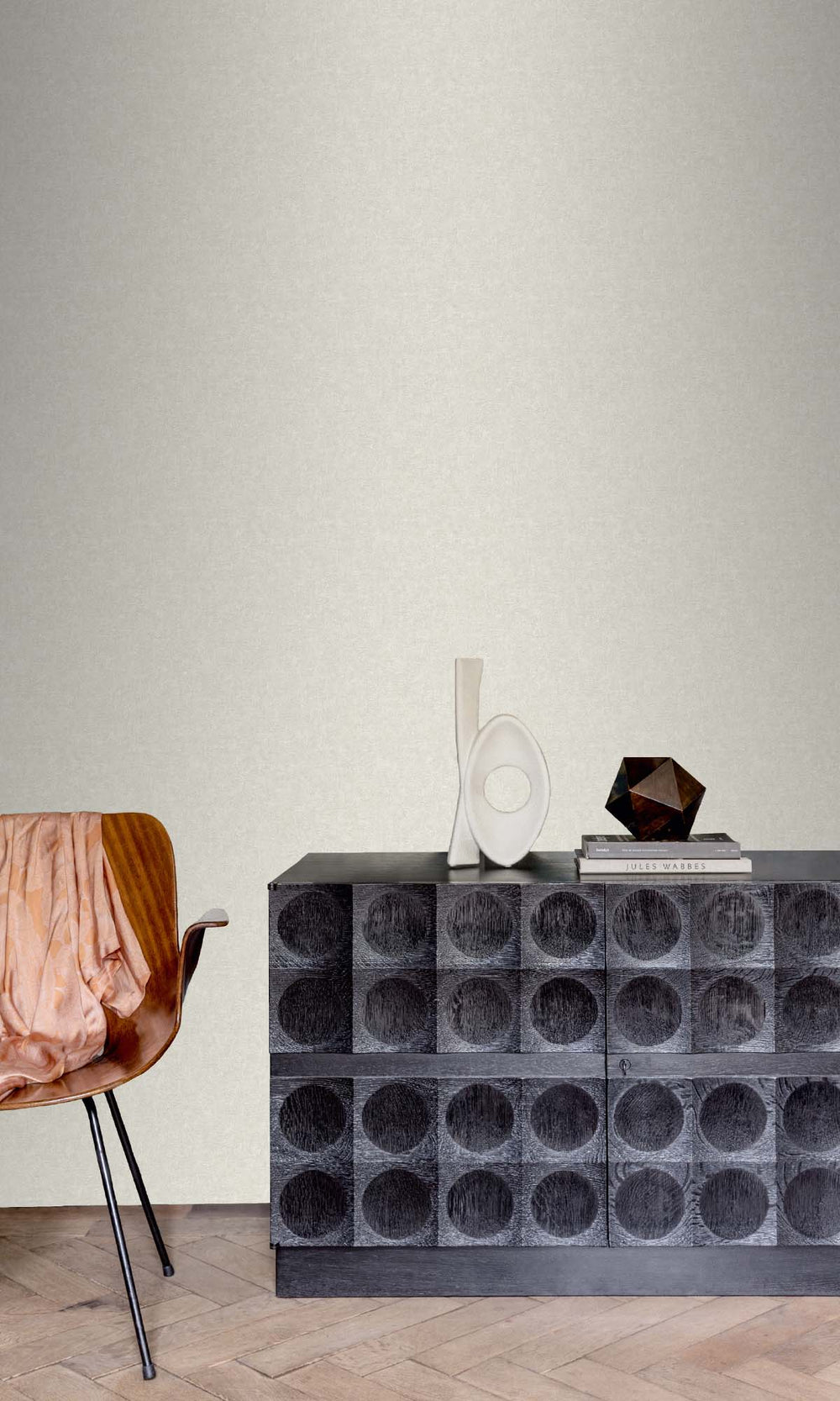 Oyster Haze Faux Stone Effect Wallpaper R10490