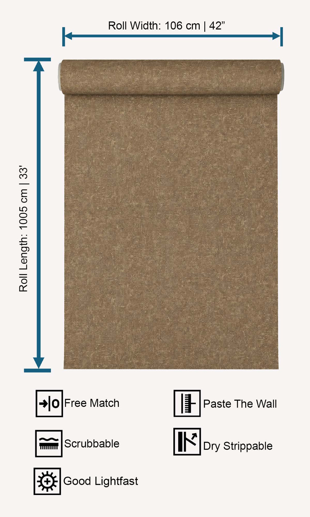 Olive Wood Faux Stone Effect Wallpaper R10493