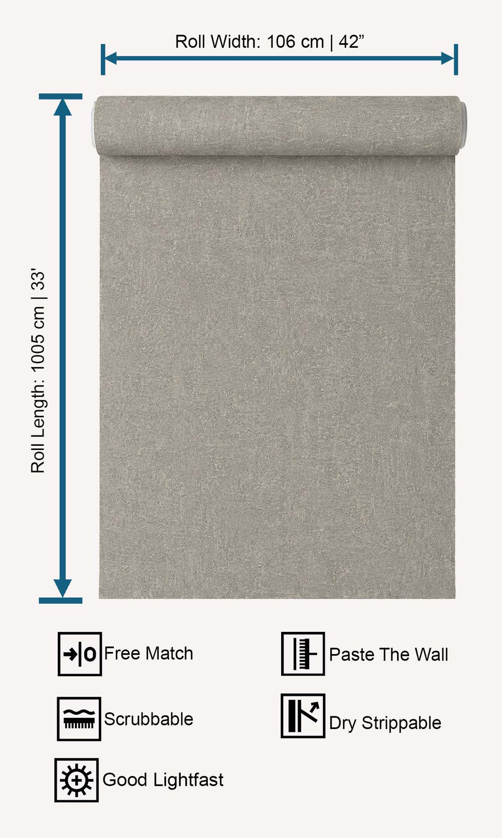 Vetiver Faux Stone Effect Wallpaper R10494