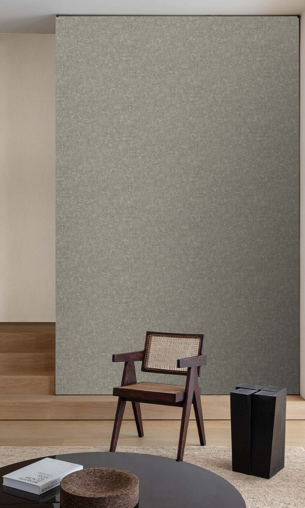 Vetiver Faux Stone Effect Wallpaper R10494