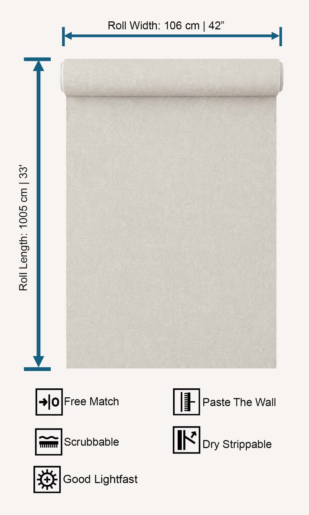Silver Birch Faux Stone Effect Wallpaper R10495