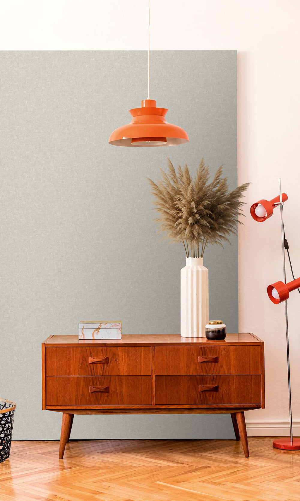 Silver Birch Faux Stone Effect Wallpaper R10495