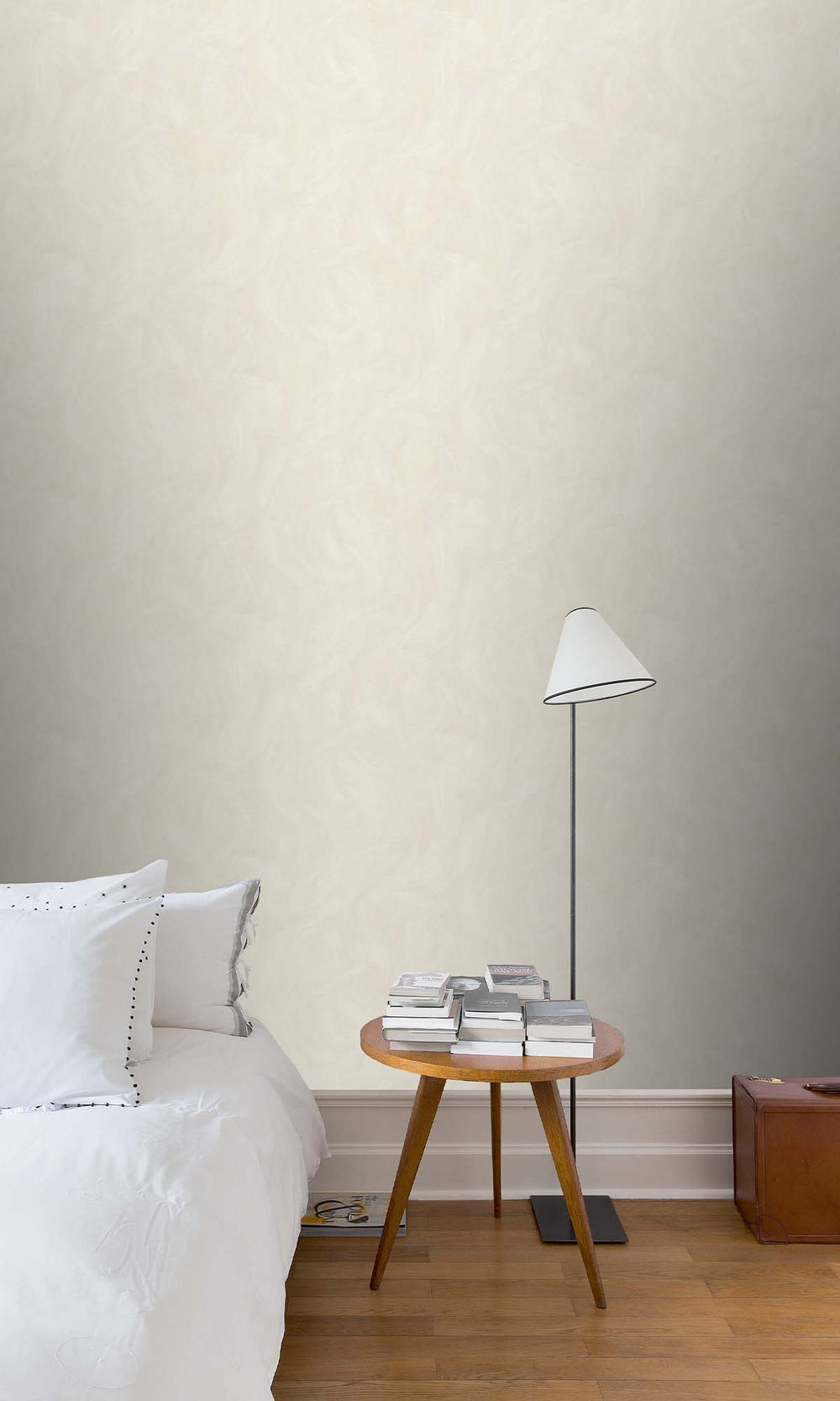 Silk Dessou Faux Stucco Print Wallpaper R10497