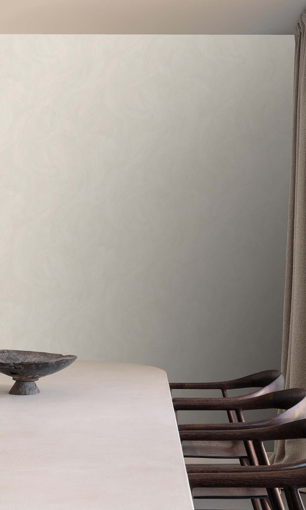 Thistle Grey Faux Stucco Print Wallpaper R10498