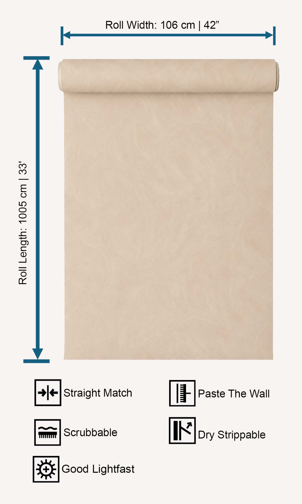 Basic Coral Faux Stucco Print Wallpaper R10502