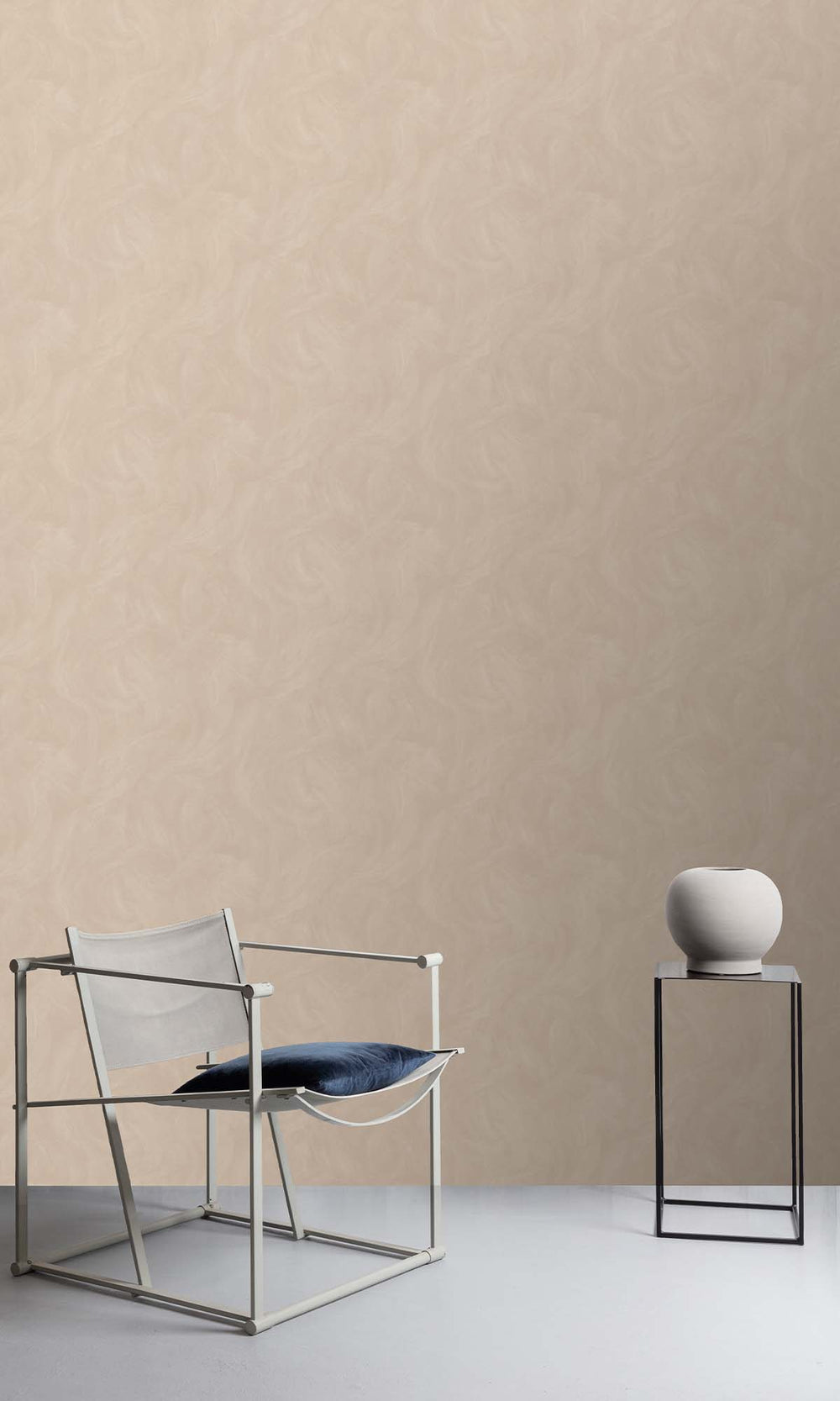 Basic Coral Faux Stucco Print Wallpaper R10502