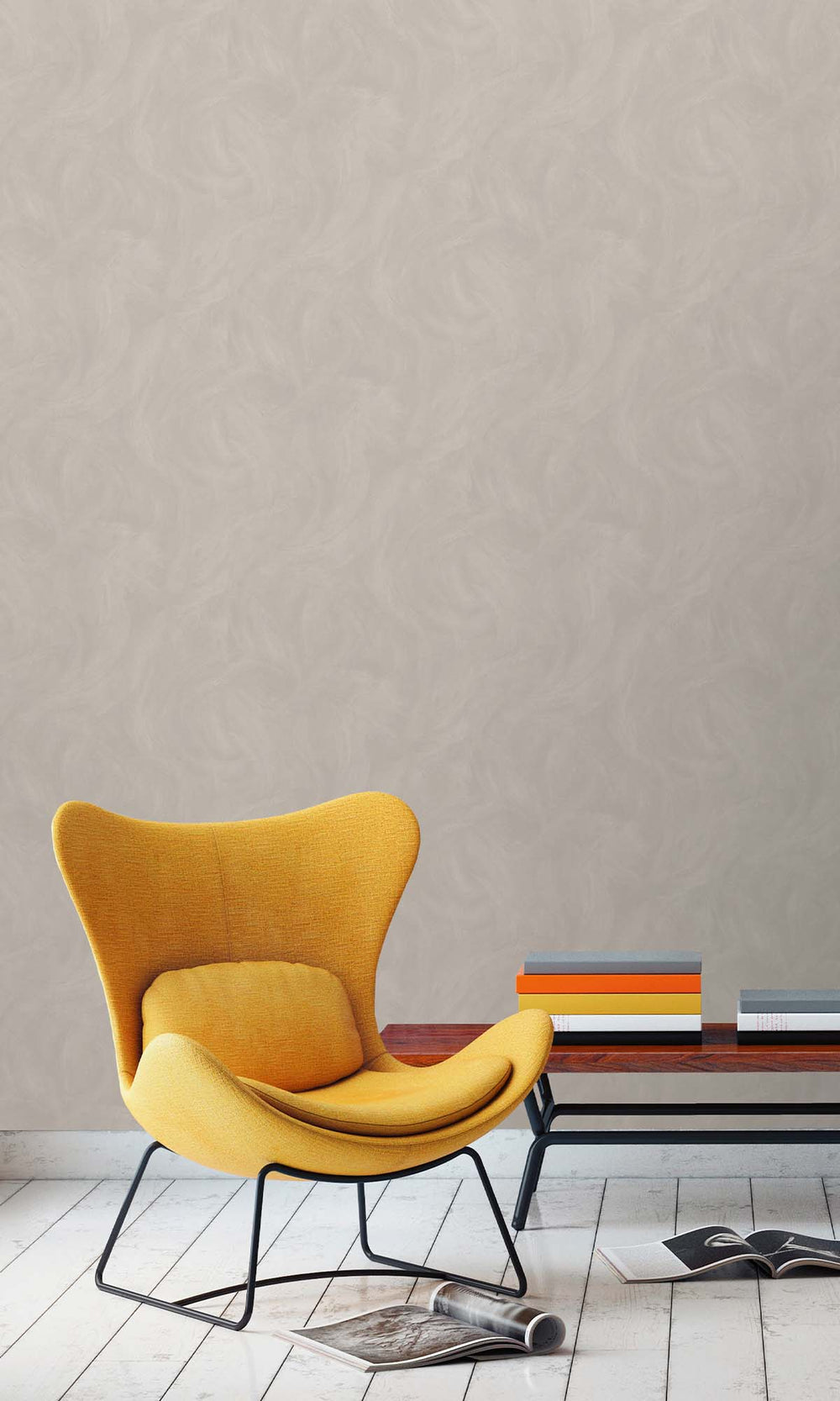 Pumice Stone Faux Stucco Print Wallpaper R10505