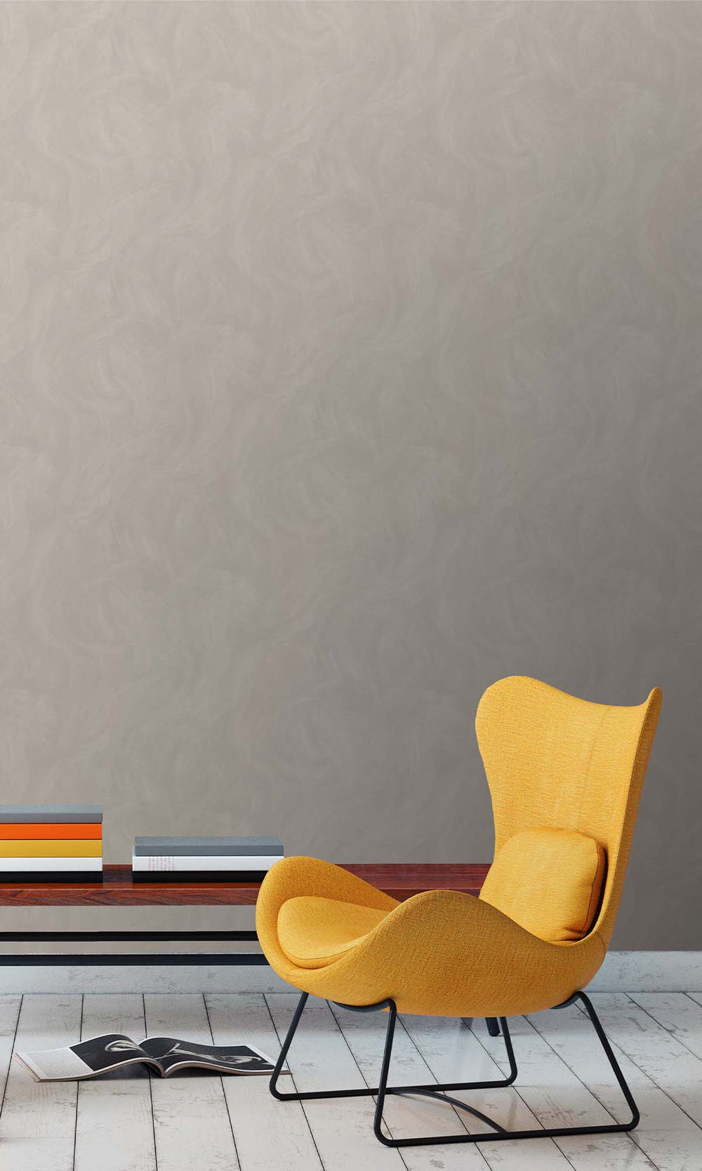 Pumice Stone Faux Stucco Print Wallpaper R10505