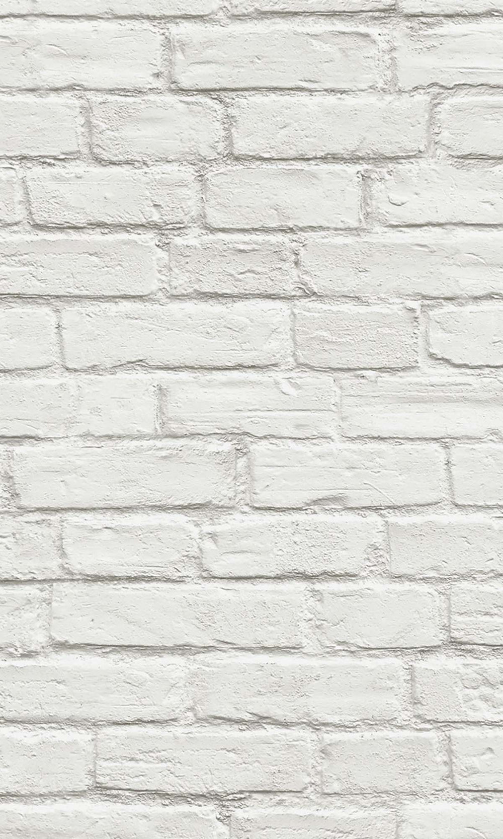 Arctic White Rustic Brick Peel & Stick Wallpaper RPS10509