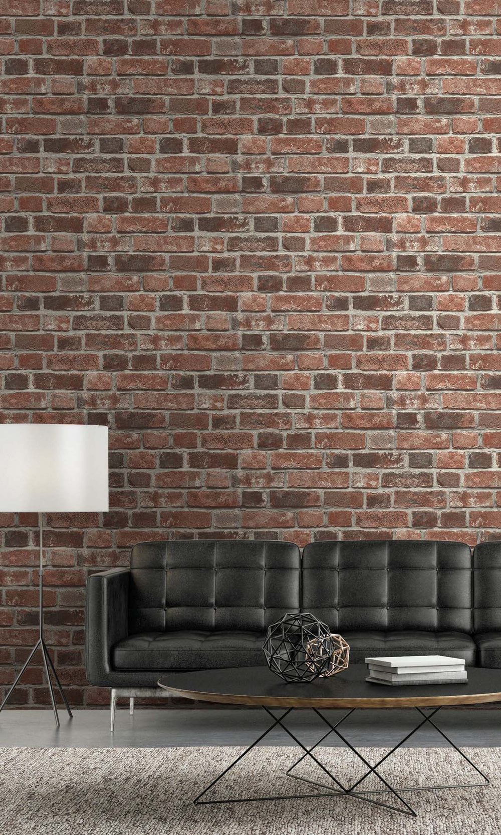 Red Hook Rustic Brick Peel & Stick Wallpaper RPS10510