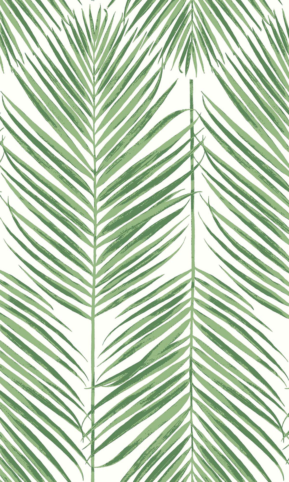 Emerald Ring Caribbean Palm Leaves Peel & Stick Wallpaper RPS10513