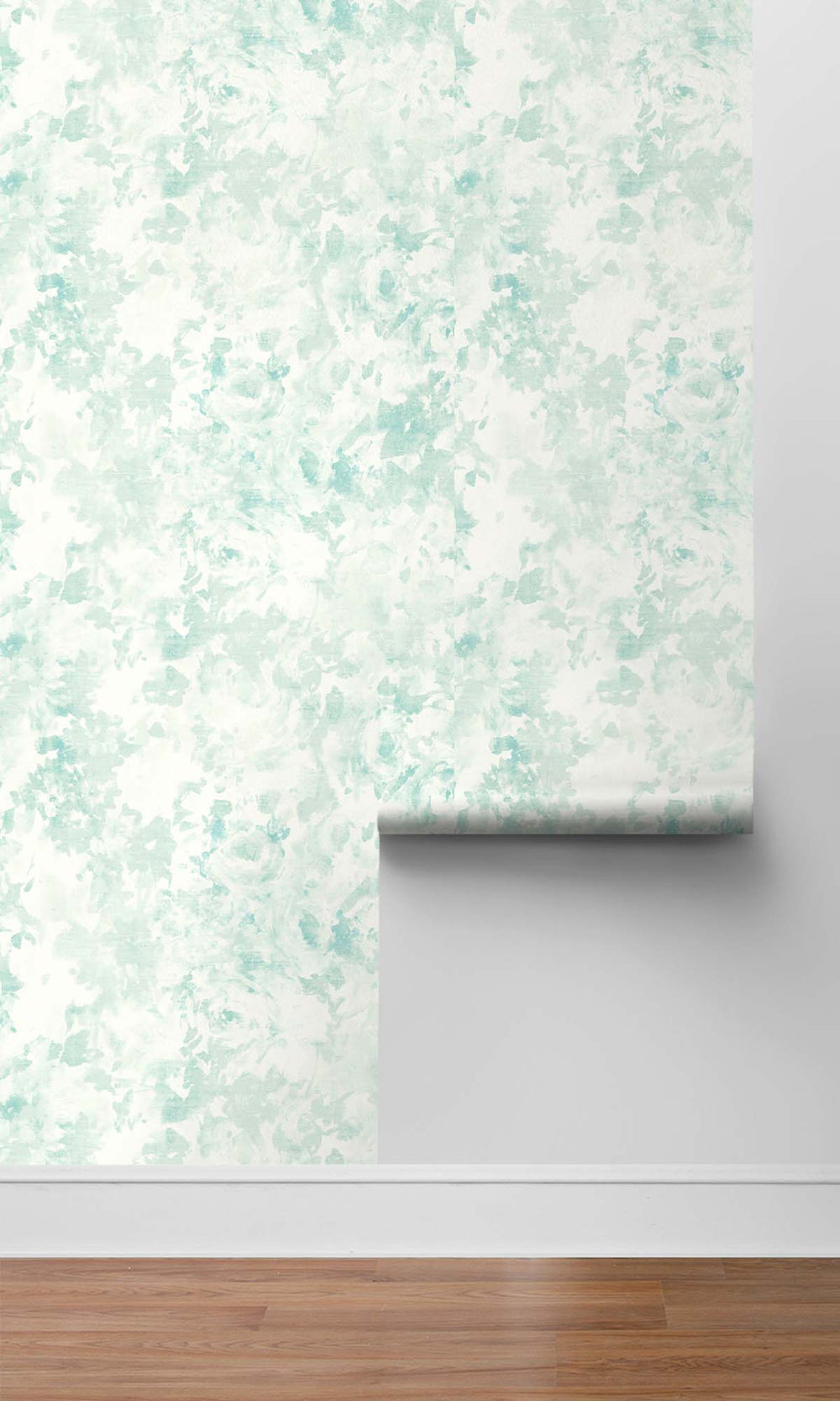Cassiopeia Blue Abstract Floral Peel & Stick Wallpaper RPS10530