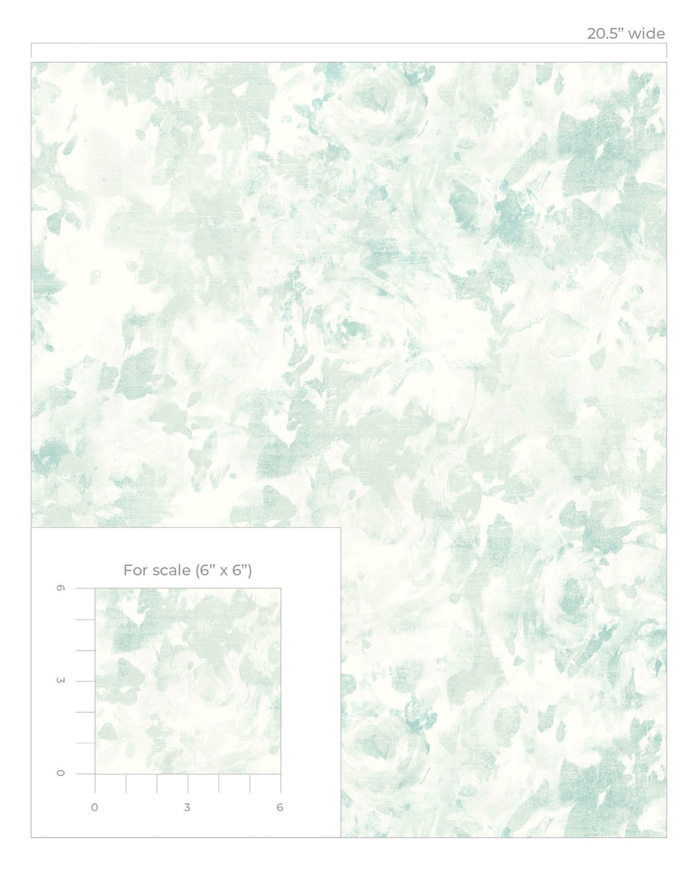 Cassiopeia Blue Abstract Floral Peel & Stick Wallpaper RPS10530