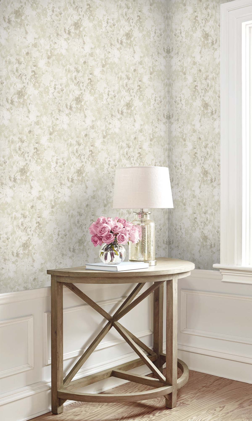 Crepe Papier Abstract Floral Peel & Stick Wallpaper RPS10531