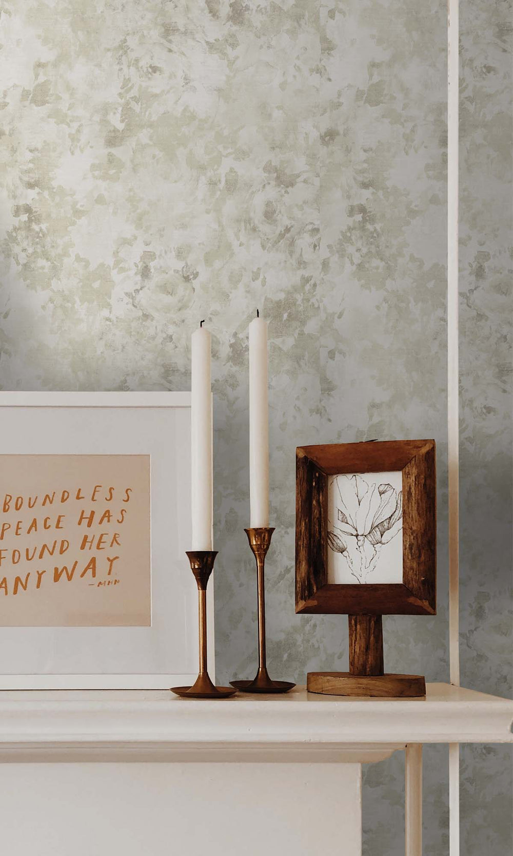 Crepe Papier Abstract Floral Peel & Stick Wallpaper RPS10531