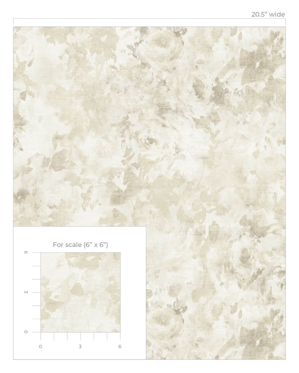 Crepe Papier Abstract Floral Peel & Stick Wallpaper RPS10531