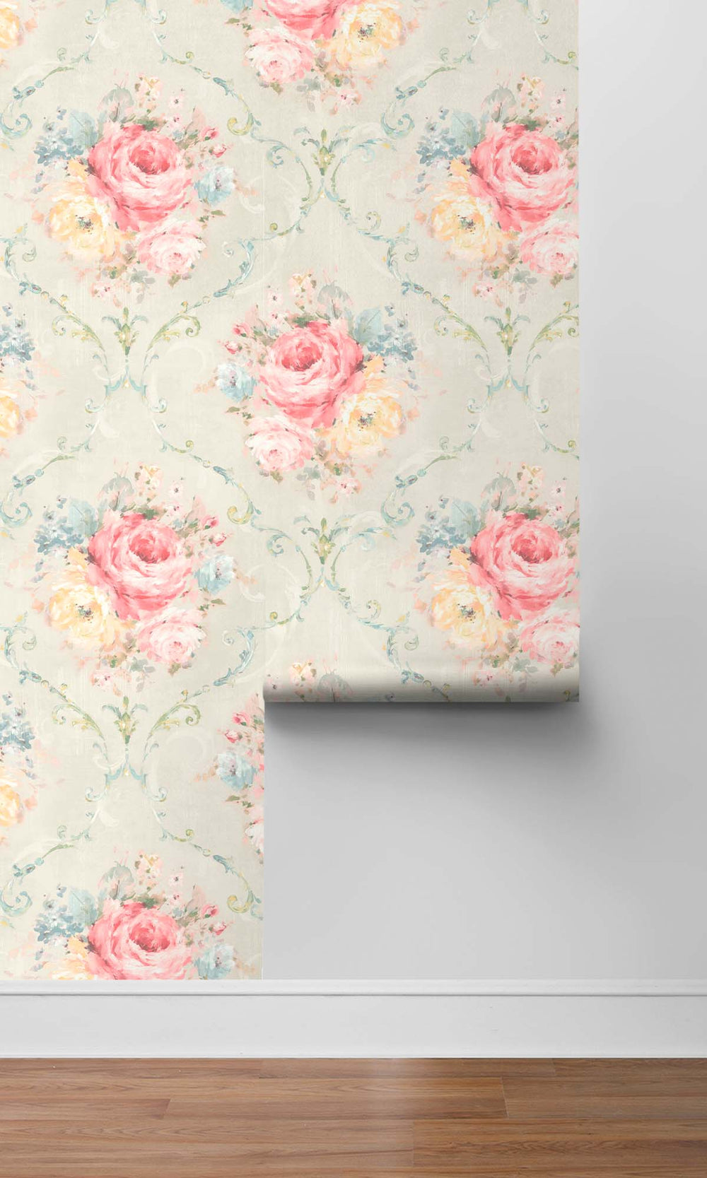 Cyrus Grass Floral Bouquet Peel & Stick Wallpaper RPS10535