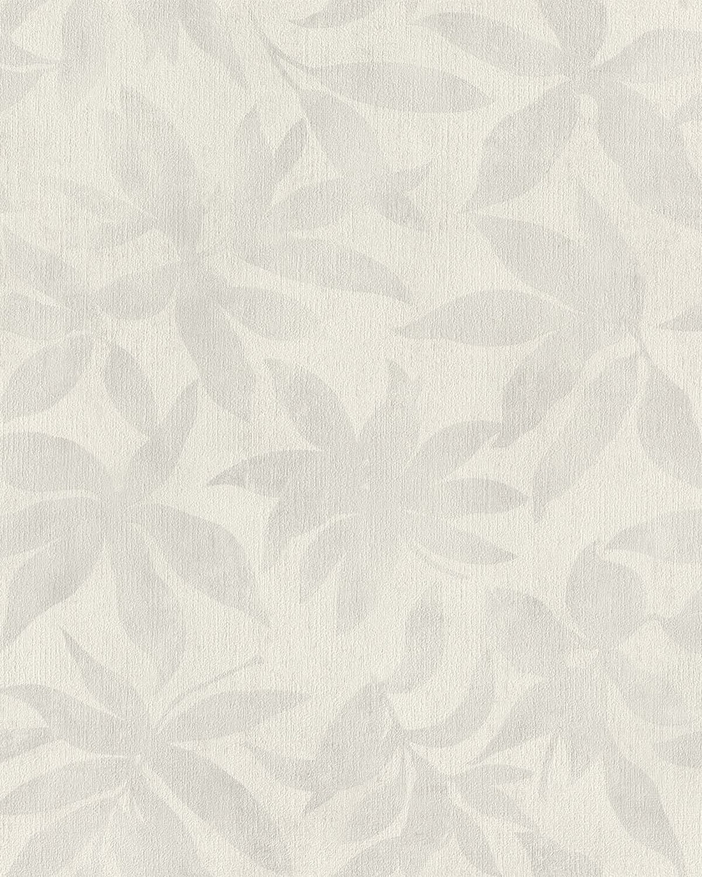Thistle Grey Textured Floral Leaves Wallpaper R10541