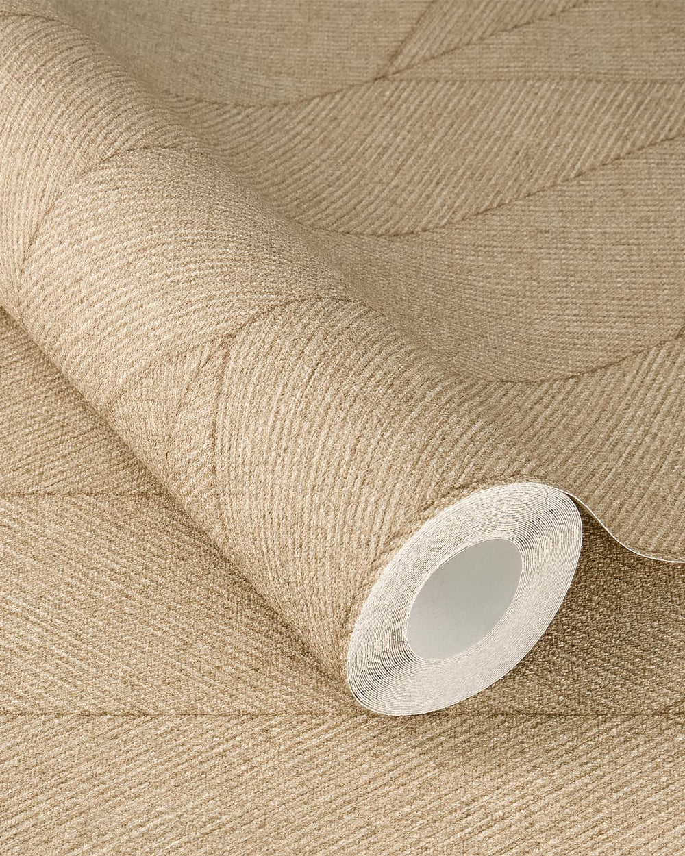 Khaki Chevron Print Wallpaper R10544